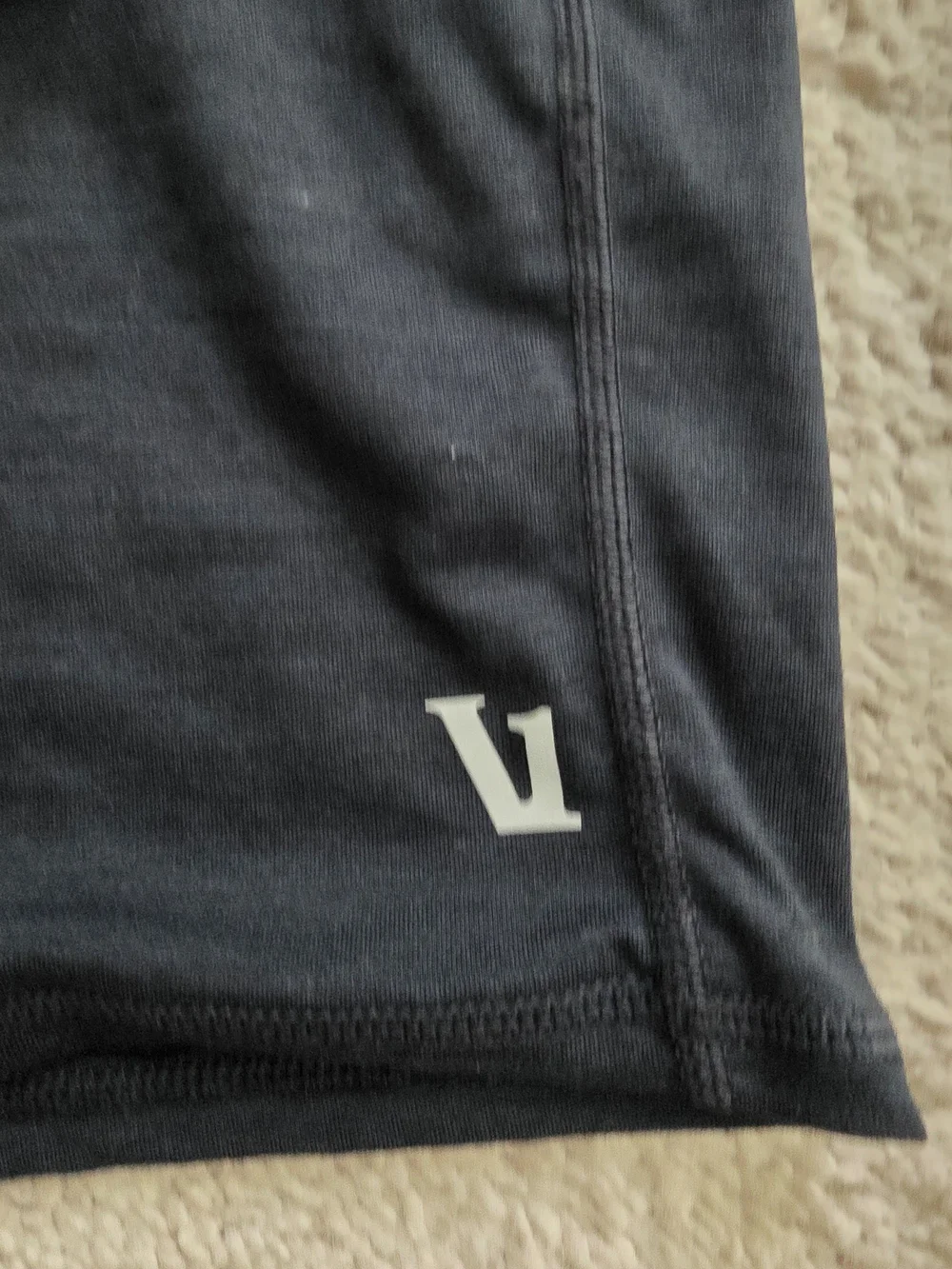 Vuori Black Small 1/4 Zip Performance Top